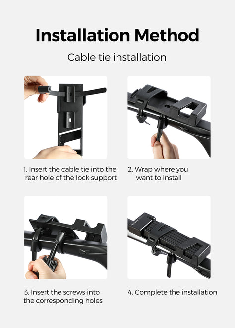 Folding Bike Lock for Universal