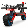Brillo Rojo-Patinete eléctrico todoterreno F5